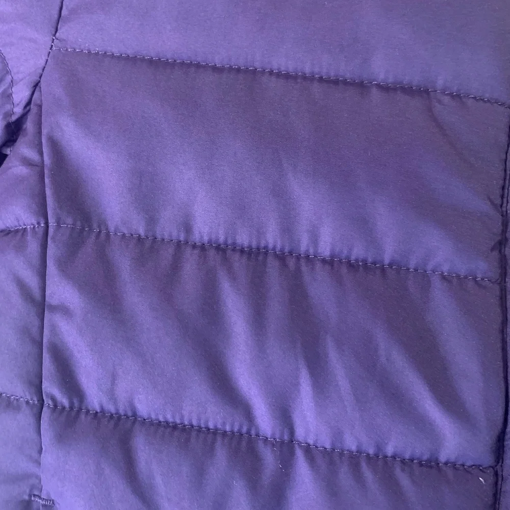 The Children’s Place Dark Purple Puffer Jacket fl girl 5-6